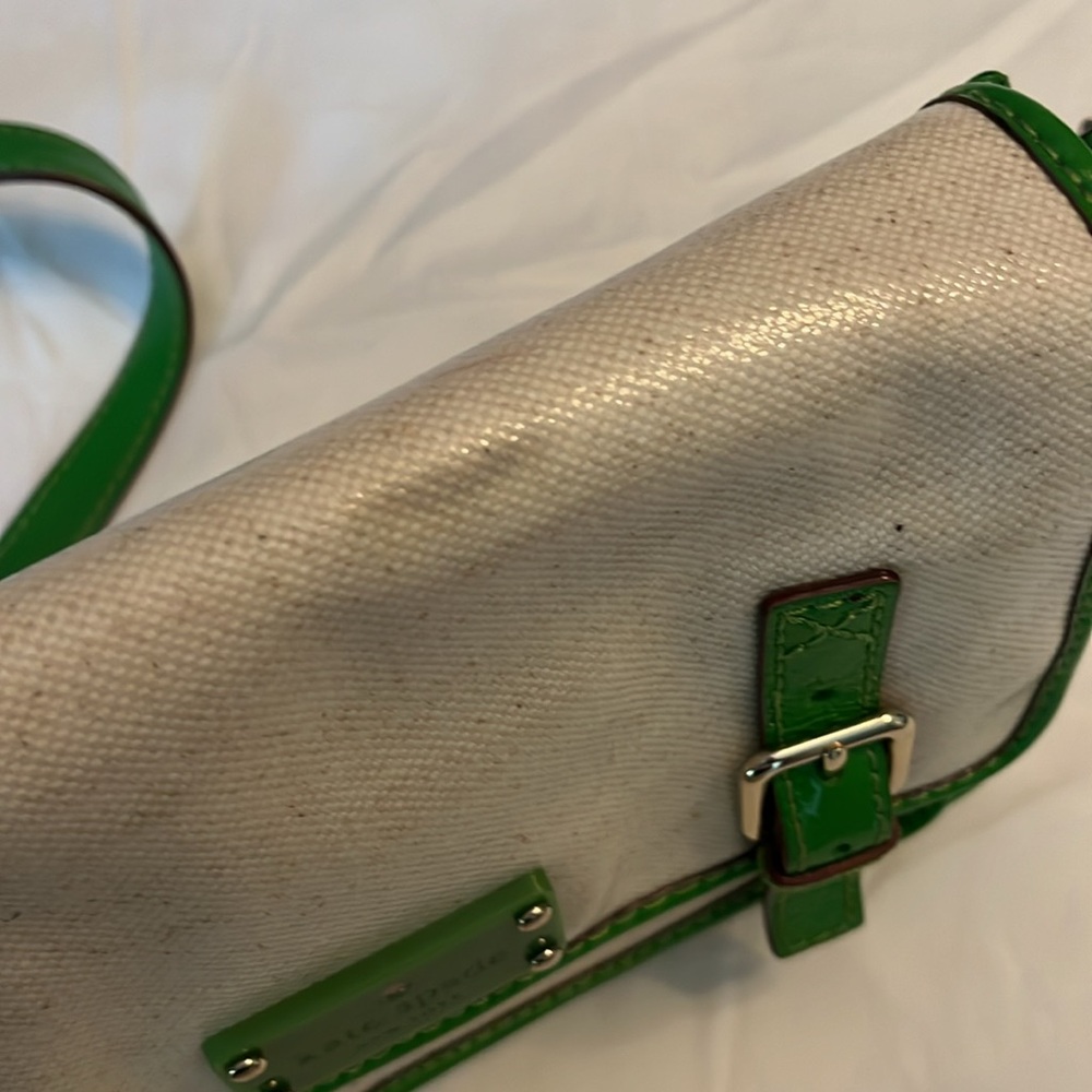 Kate Spade Green/Beige Purse - Picture 7 of 11